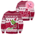 Grinch Hold Ball Alabama Crimson Tide Christmas Ugly Sweater