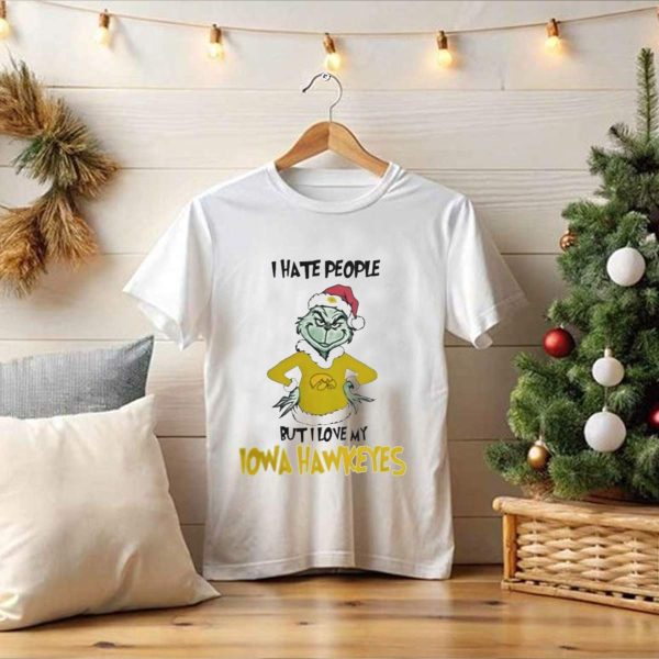 Grinch I Hate People But I Love My Iowa Hawkeyes Merry Christmas T Shirt 1 t shirt 1 Pittsburgh Steelers Unicorn Merry Christmas Knitted Ugly Sweater 1