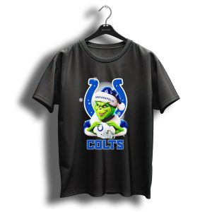 Grinch Indianapolis Colts Christmas Decor T-Shirt