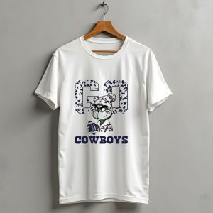 Grinch Leopard Go Cowboys Football Christmas Dallas Cowboys T-Shirt