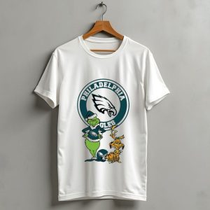 Grinch Max Philadelphia Eagles Merry Christmas T-Shirt