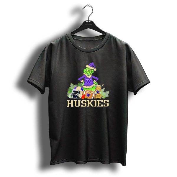 Grinch Washington Huskies Football Christmas W Holiday T Shirt 1 t shirt 1