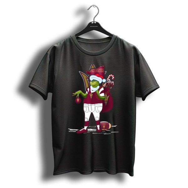 Grinchxmas Sun Devils Arizona State University Christmas T Shirt 1 t shirt 1