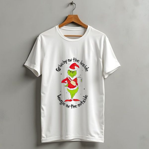 Grinchy On The Inside Bougie On The Outside Christmas T Shirt 1 t shirt 1