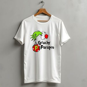 Grinchy Parapro Christmas 2024 Hand Holding T-Shirt