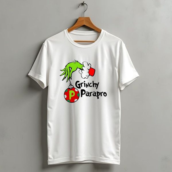 Grinchy Parapro Christmas 2024 Hand Holding T Shirt 1 t shirt 1
