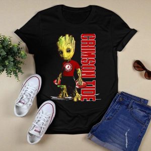 Groot Alabama Crimson Tide Football T Shirt