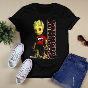 Groot Georgia Bulldogs Football Team Fan T Shirt