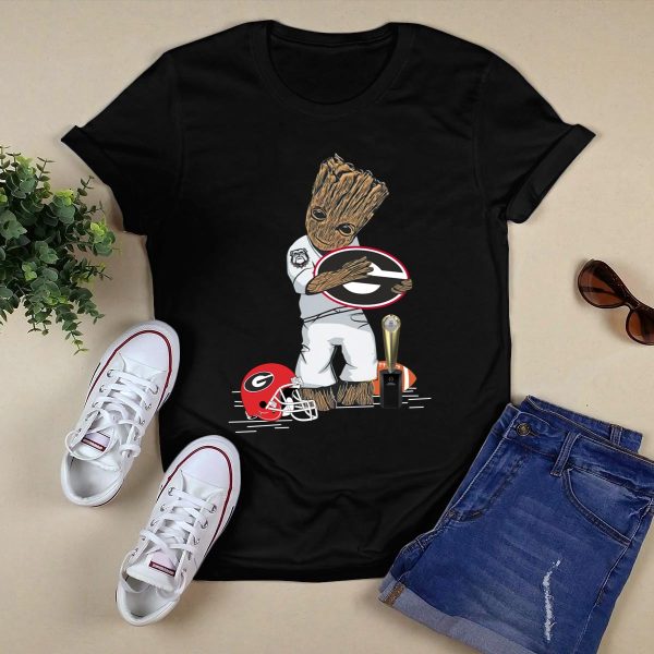 Groot Hug Georgia Bulldogs National Championship Shirt 1