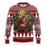 Groot Hug Oklahoma Sooners Ugly Sweater