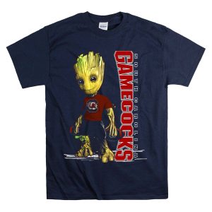 Groot South Carolina Gamecocks Fan With University T-Shirt