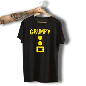 Grumpy Dwarf Costume Funny Halloween Belt T-Shirt