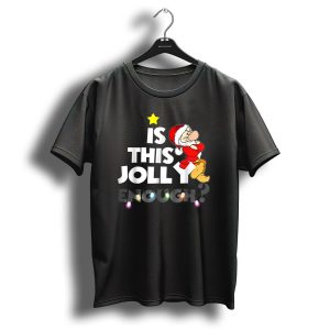 Grumpy Dwarf Santa Hat Is This Jolly Enough Christmas Lights T Shirt