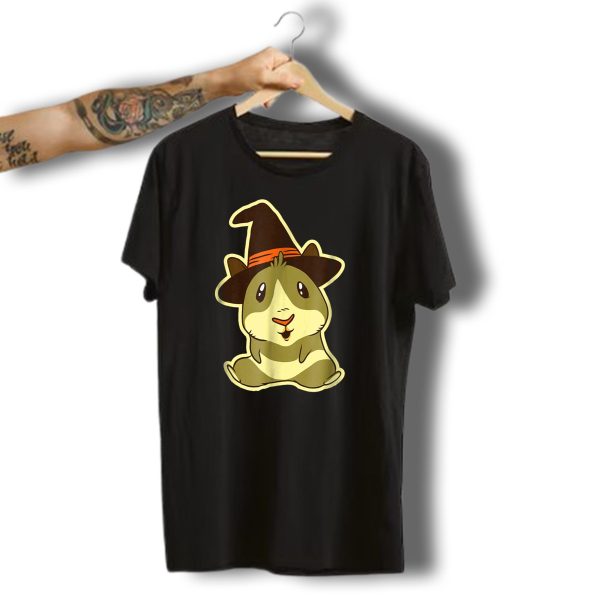 Guinea Pig Witch Halloween Hat T Shirt 1 t shirt 1
