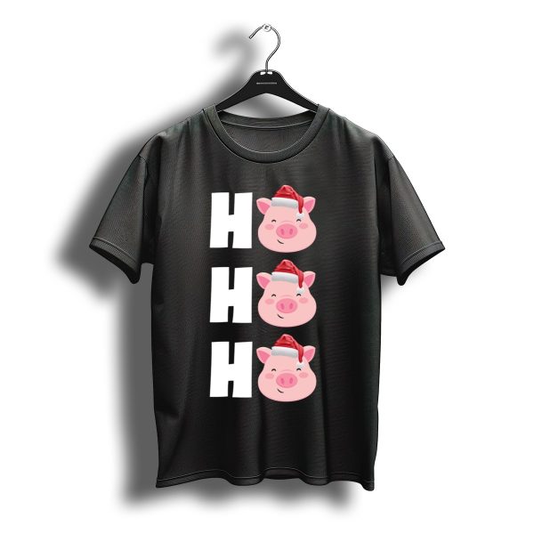 H H H Christmas Santa Hat Piglets T Shirt t shirt 1