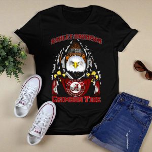Hd Alabama Crimson Tide Bald Eagle T Shirt