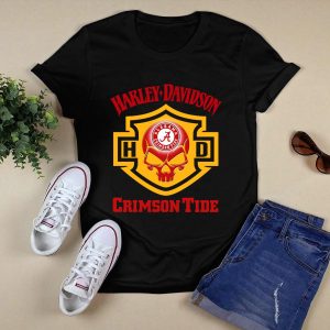 Hd Alabama Crimson Tide Ncaa Football Fans H D Crest T Shirt