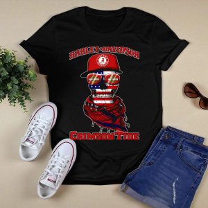 Hd Alabama Crimson Tide Skull Flag Bandana T Shirt