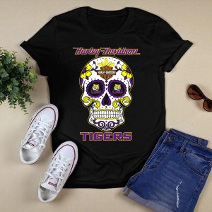 Hd Lsu Tigers Sugar Skull T-Shirt
