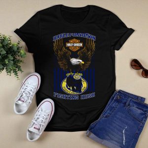 Hd Motor Cycles Eagle Notre Dame Fighting Irish T-Shirt