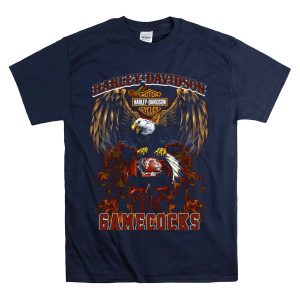 Hd Motor Cycles Eagle South Carolina Gamecocks T-Shirt