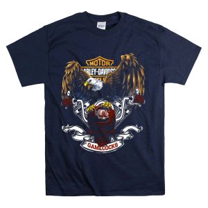 Hd Motorcycles Bald Eagle And Skull South Carolina Gamecocks T-Shirt