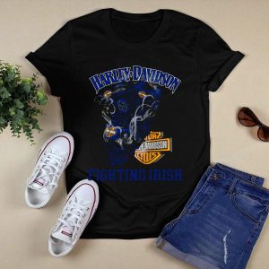 Hd Notre Dame Fighting Irish 70 Hd Skull T-Shirt