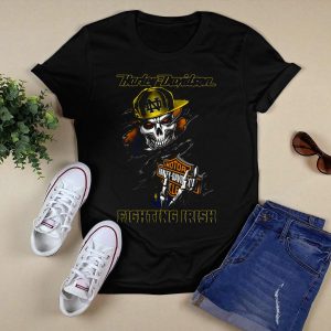 Hd Notre Dame Fighting Irish Skull T-Shirt