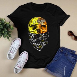 Hd Skull Michigan Wolverines T-Shirt
