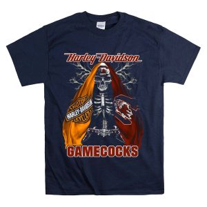 Hd South Carolina Gamecocks Skeleton Logo T-Shirt