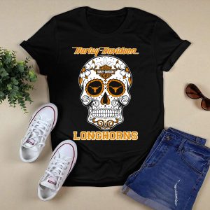 Hd Texas Longhorns Skull T-Shirt