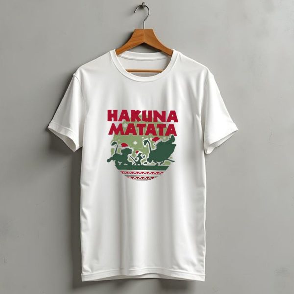 Hakuna Matata Disney Christmas The Lion King Holiday Festive Edition T Shirt 1 t shirt 1
