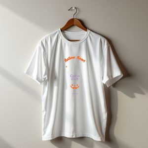 Hallow Heart Coffin Club Ghost Join Us Halloween Pumpkin Bat T-Shirt