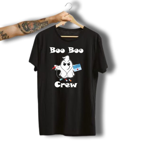 Halloween Boo Boo Crew Ghost Doctor T Shirt t shirt 1