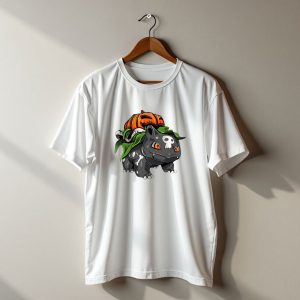 Halloween Bulbasaur Pumpkin Skeleton Spooky Pokemon T-Shirt