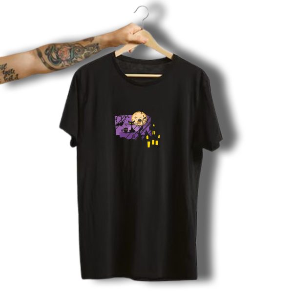 Halloween Cat Moon Haunted House Spooky Night Meow Kitten Kitty T Shirt t shirt 1