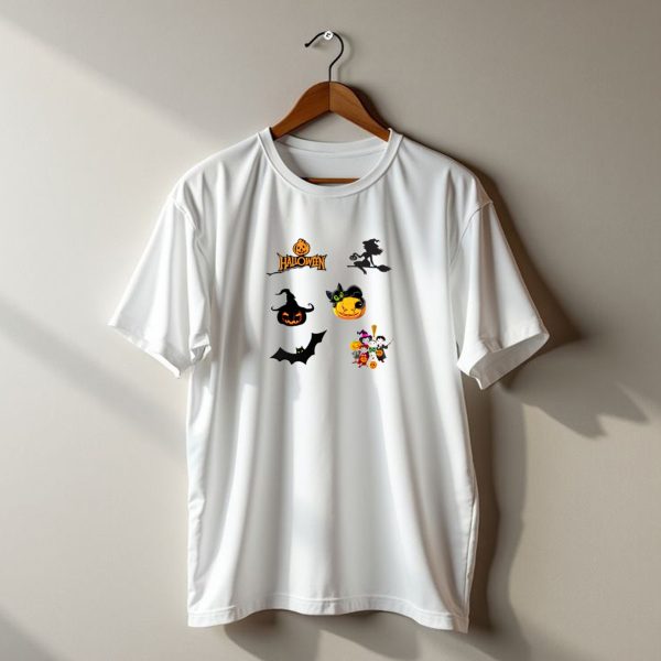 Halloween Cat Pumpkin Bat Kitten Kitty Witch Ghost Pumpkin T Shirt t shirt 1 1