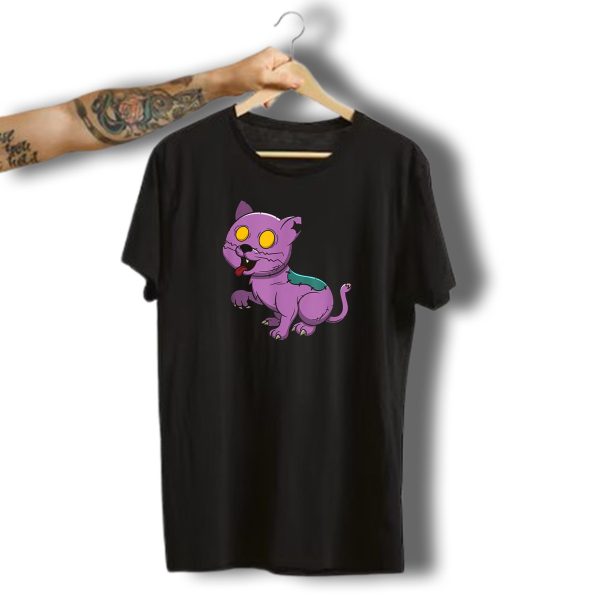 Halloween Cat Zombie Kitten Costume Purple Monster T Shirt t shirt 1