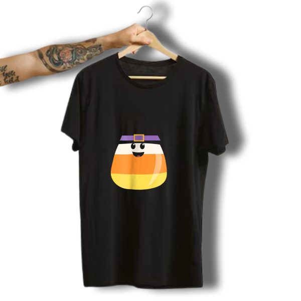 Halloween Chip The Candy Corn In Witch Hat T Shirt 1 t shirt 1