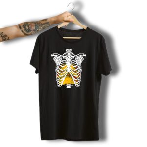 Halloween Costume Skeleton Rib Taco Filling T-Shirt