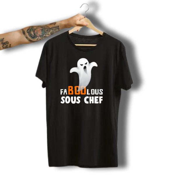Halloween Faboolous Sous Chef Ghost T Shirt t shirt 1