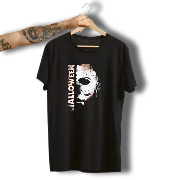 Halloween Face Mask Horror Drip T Shirt t shirt 1
