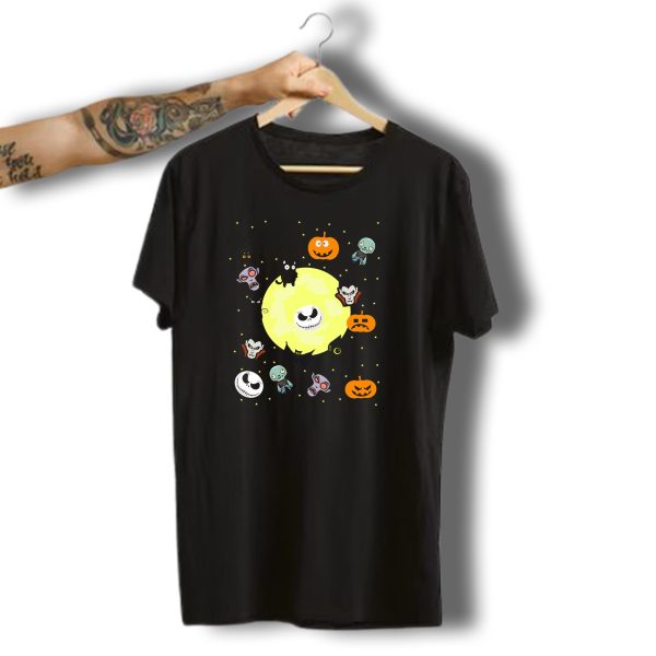 Halloween Festival Moon Faces Pumpkins Vampires Zombies Cats T Shirt t shirt 1