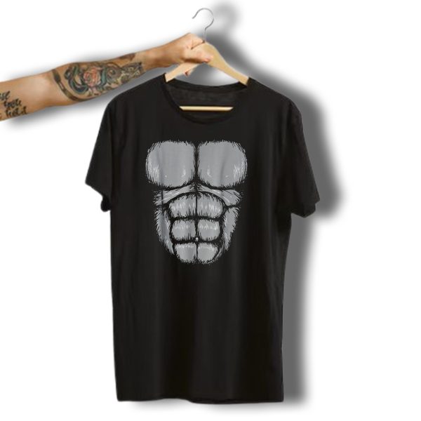 Halloween Funny Gorilla Monkey Belly Che Costume T Shirt t shirt 1