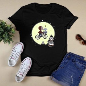 Halloween Georgia Bulldogs Football Snoopy Et Moon Scene T Shirt