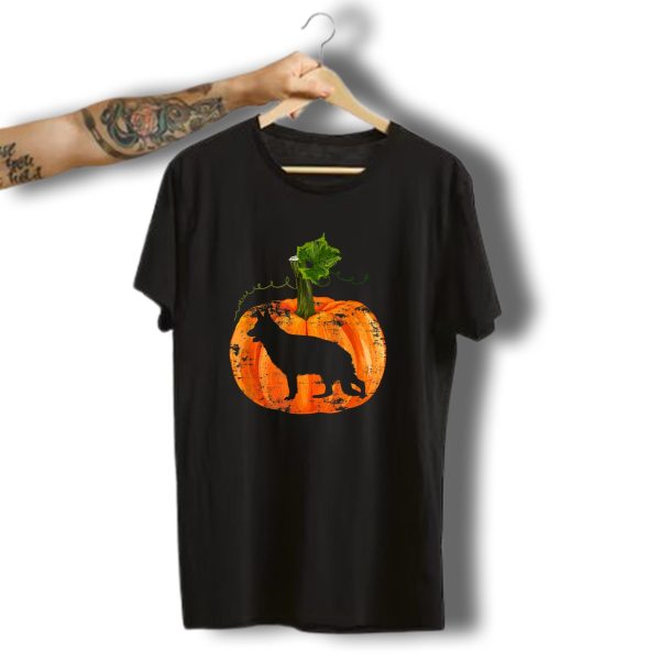 Halloween German Shepherd Pumpkin T Shirt t shirt 1