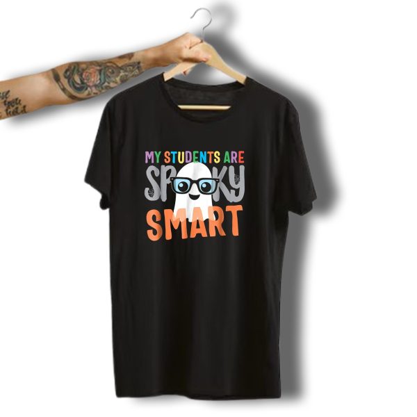 Halloween Ghost With Glasses And Webs t shirt 1