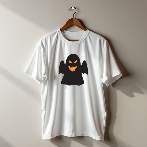Halloween Ghost With Scary Face For Trick Or Treat T Shirt t shirt 1