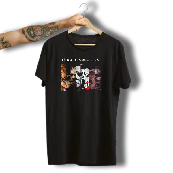 Halloween Horror Icons Faces T Shirt t shirt 1