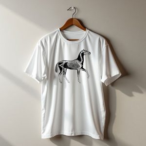Halloween Horse Skeleton Anatomy X Ray T-Shirt